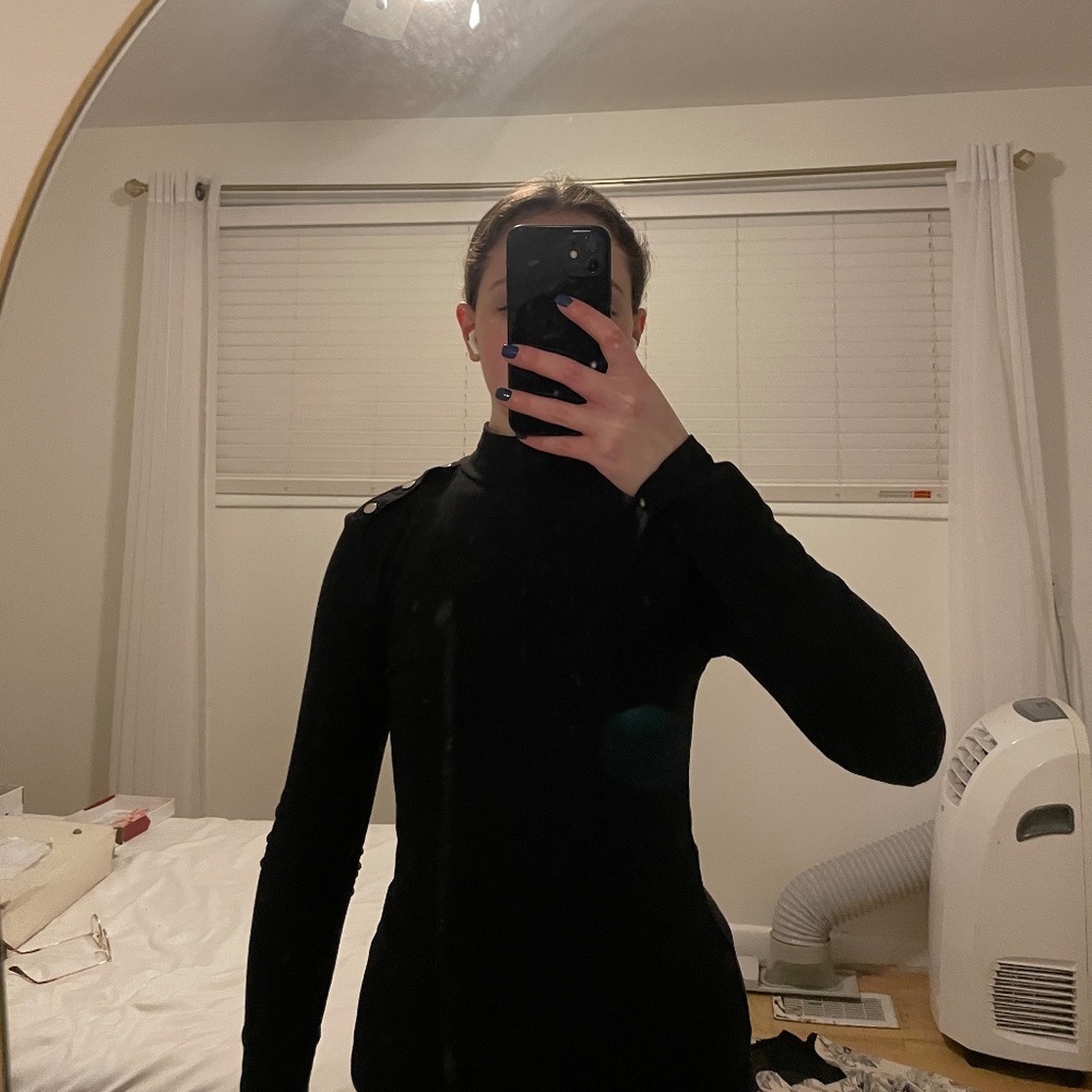 SHEIN black turtle neck